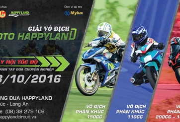 Giải vô địch moto HappyLand và giấc mơ chuyên nghiệp